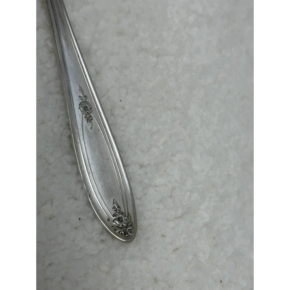 Carlton Large Serving Fork Silver-Plated Vintage